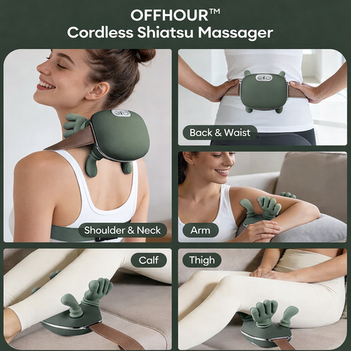 OFFHOUR™ Cordless Shiatsu Massager